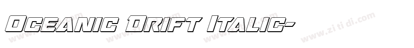 Oceanic Drift Italic字体转换